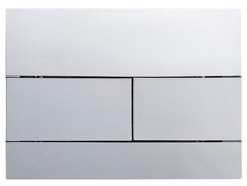 KOER KT-0603-01 Панель змиву 240x160x10mm пластикова, кнопка лінійна (колір ХРОМ) (10 шт/ящ)