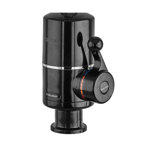 ZERIX ELW06-EF-2BLACK(ELW06-EF-B BLACK) Водонагр.3,3kWпрот.ІНД.ТЕМП.,СИЛ.вил,на мийку(чорн)(12шт/ящ)