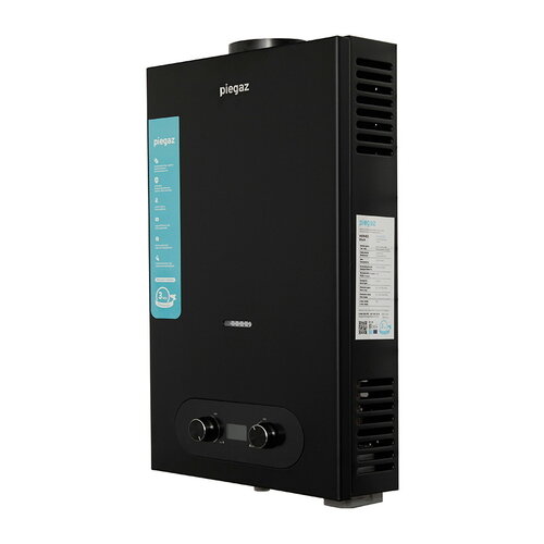 Piegaz Hermes BLACK  10 л Колонка газова димохідна Чорна Польща