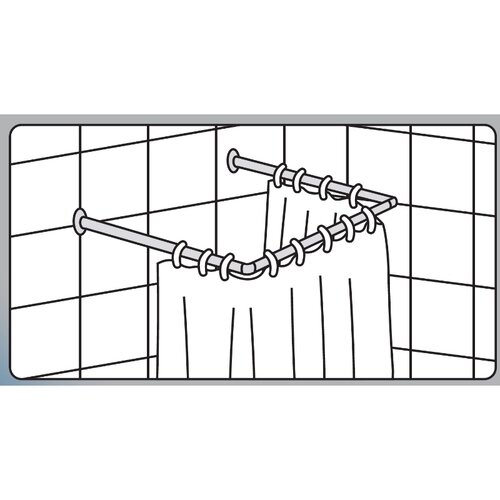 MIXXUS CRA-U-90x90x90 Штанга П-подібна унів. 90x90x90, 90x180, 270 (алюміній) (БЛІСТЕР) (24шт/ящ)