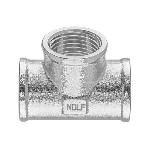 NOLF NFC.T06F-N-1/2"FFF Трійник НІКЕЛЬОВАНИЙ (80 шт/ящ)