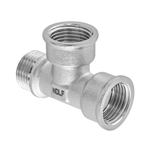 NOLF NFC.T06FFM-N-1/2"FFM Трійник НІКЕЛЬОВАНИЙ (80 шт/ящ)