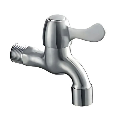 MIXXUS BIB-01 Кран для холод.води 1/2 з нерж.сталі SUS304 (УПАКОВКА БЛІСТЕР)(Колір нерж)(40 шт/ящ)
