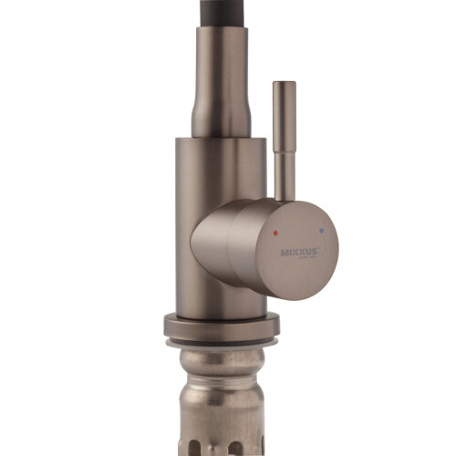 MIXXUS SEO-011-T GRAPHITE REFL.BLACK Зміш.для кух.з нерж.ст.SUS304(Кол.графіт+сил.вил.чор.)(10шт/ящ)