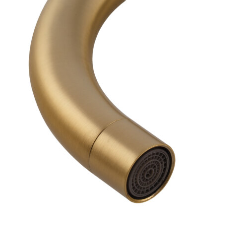 MIXXUS SUS-011 BRUSHED GOLD Змішувач для кухні з нерж.сталі SUS304 (Колір матове золото) (10 шт/ящ)