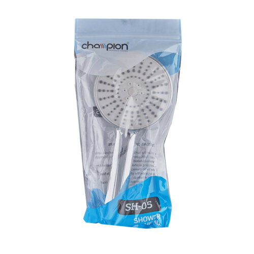 CHAMPION SH-05 Лійка для душу, 5 функцій (Колір хром) (50 шт/ящ)