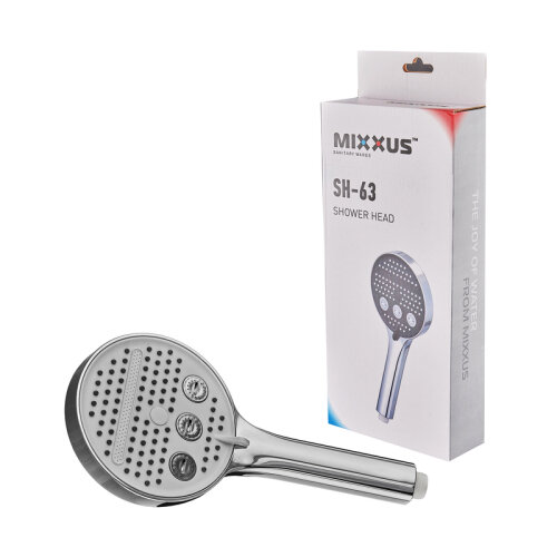 MIXXUS SH-63 Лійка для душу, 5 функцій (Колір хром) (30 шт/ящ)