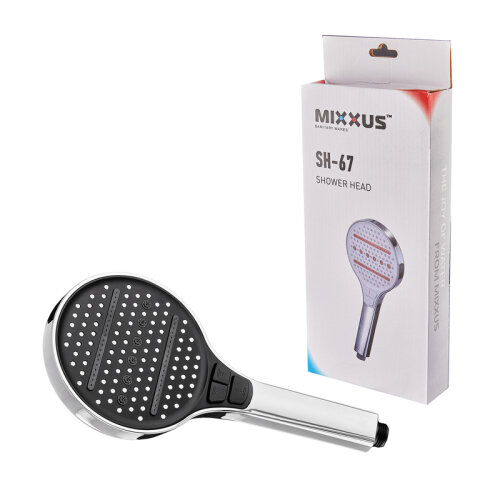 MIXXUS SH-67 Лійка для душу, 3 функції (Колір хром) (30 шт/ящ)