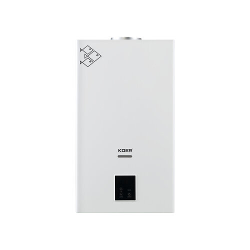 KOER KWH.G0210 WHITE Газова колонка димохідна з модуляцієй 10 л/хв (колір білий) (1 шт/ящ)