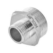 NOLF NFC.N0608-N-3/4"x1/2" Ніпель редукційний НІКЕЛЬОВАНИЙ (200 шт/ящ)