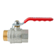 KOER EXTREME KE.215-32 - 1 1/4" FM Кран кульовий ГШВ, ручка "важіль" червона (16 шт/ящ, 4шт/уп)