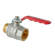 KOER EXTREME KE.215-32 - 1 1/4" FM Кран кульовий ГШВ, ручка "важіль" червона (16 шт/ящ, 4шт/уп)