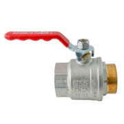 KOER EXTREME KE.215-50 - 2" FM Кран кульовий ГШВ, ручка "важіль" червона (8 шт/ящ, 2шт/уп)