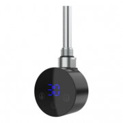 Тен для рушникосушки Onlyheat Agate Black 0,6 кВт 1/2"  з трійником 53,5 см (1/24 шт)