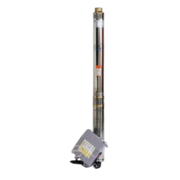 LIDER 75QJD 122 0.55kw + контоль бокса Глибинний насос