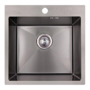 KRAFT Мийка Handmade HS 5050 500*500*230 SATIN + Змішува 5022 корзина