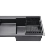 KRAFT Мийка Handmade HS7848 AR - B - BLACK - Права 780*480*230+корзина (2) чорн.