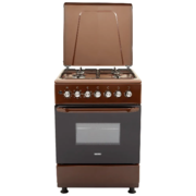 Газова + Електрика Плита з духовкою ELEYUS COMBO 6007 EF BR (коричнева)