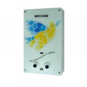 MIXXUS GWH-0610 BASIC GLASS Газова колонка димохідна 10 л/хв (панель зі скла з малюнком) (1 шт/ящ)