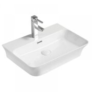 MIXXUS PREMIUM BEVEL-0202 Умивальник накладний керамічний з переливом 560x415x125mm (1 шт/ящ)