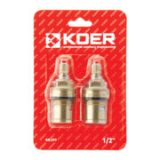 KOER KR-599 Кран-букси КОМПЛЕКТ кераміка MF-1/2"(2шт/Блістер)