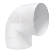 EUROPLAST Коліно AL125-90 пластмасове, 125mm, 90° (6шт)