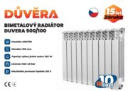 DUVERA 500/100 Радіатор секційний біметалевий  (10 секцій) Чехія