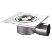 CHAMPION DRAIN-04-15x15-90 Душовий трап з нержавіючої сталі 150x150мм, кутовий відвід