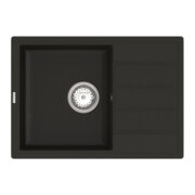 Мийка гранітна VANKOR EASY EMP 02.62 Чорна (Black)