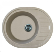 INOVITA OVUM 615x495x200 Сахара - 02 Мийка кухонна гранітна  (Без сифона)