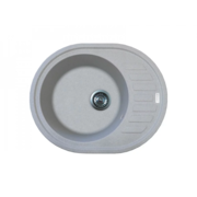 INOVITA OVUM 615x495x200 Св-Сірий - 09 Мийка кухонна гранітна  (Без сифона)