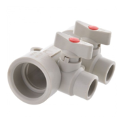 KOER K0169.PRO - 40x20 PPR Колектор 2-way з кульовими кранами (1шт)