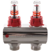 KOER KR 1110- 02 1x2 WAYS Колектор з розходомірами компл. (верх+низ+кріпл.)