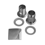 KOER PW-04-01 1 1/4'' Донний клапан для умивальника з переливом  (кнопка) (Колір хром