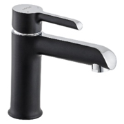 MIXXUS PREMIUM EDEM 001 (BLACK) Змішувач для умиваль. Чорний + НІкель.