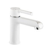 MIXXUS PREMIUM EDEM 001 (WHITE) Змішувач для умиваль. Білий + НІкель.