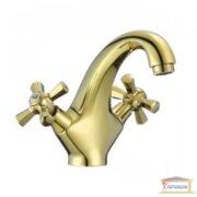 MIXXUS PREMIUM  RETRO GOLD -161 Змішувач для умивальника. Золотистий