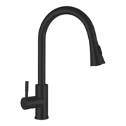 MIXXUS SUS- 014-B -BLACK Змішувач для Кухні з нерж. Витяжний Високий SUS 304