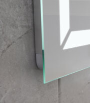 MIXXUS LIGHT MR01-80x60 Дзеркало (годинник, LED-підсвічування, антизапотівання)
