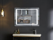 MIXXUS STYLE MR03-80x60 Дзеркало (годинник, LED-підсвічування, антизапотівання)