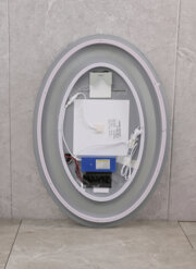 MIXXUS PLAIN MV02-50x70 Дзеркало (годинник, LED-підсвічування, антизапотівання)