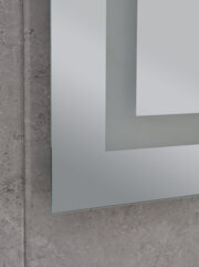 MIXXUS HARD MR06-50x80 Дзеркало (часи, LED-підсвічування, антизапотівання)
