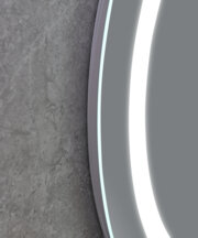 MIXXUS PLAIN MC02-60 Дзеркало (годинник, LED-підсвічування, антизапотівання
