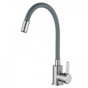 MIXXUS FAN-011 REFLECTOR GRAY Змішувач для кухні з сил.виливом з нерж. ст. SUS304 (кол. сірий