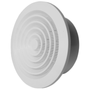 EUROPLAST Решітка NGA125 пластикова, O125mm, стельова
