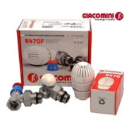 Giacomini R470 FX003 Кран радіа. комп. з терм. голов. кутов.