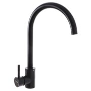 MIXXUS SUS-011 BLACK Круглий високий Змішувач для Кухні з нерж.SUS304  (цв. чорний) (10 шт/ящ)