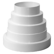EUROPLAST Перехідник VA80 пластиковий, 80-100-120-125-150mm (10шт)