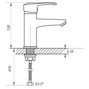 ZERIX PUD1 045 Умивальник литий