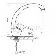 ZERIX PUD4 146 YUBЗмішувач для Кухні